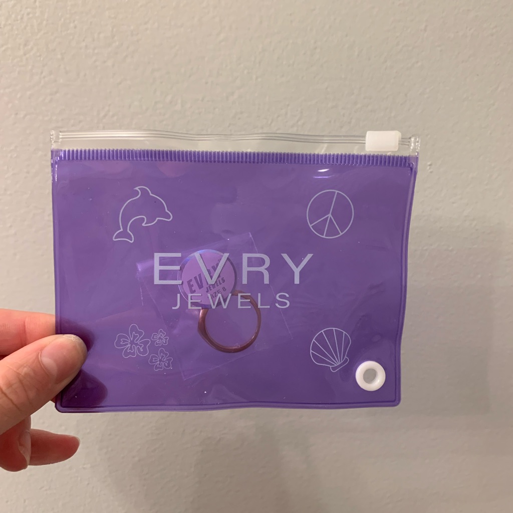 Evry Jewels Ring! Never Worn. Still In Packaging “Basic B Ring” Size 8 Brand New